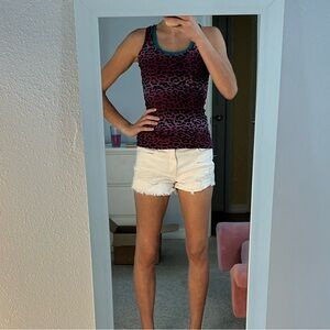 Pink and Purple Cheetah Print Soft Tank Top